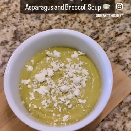 Crema de Espárragos y Brócoli – Asparagus and broccoli soup